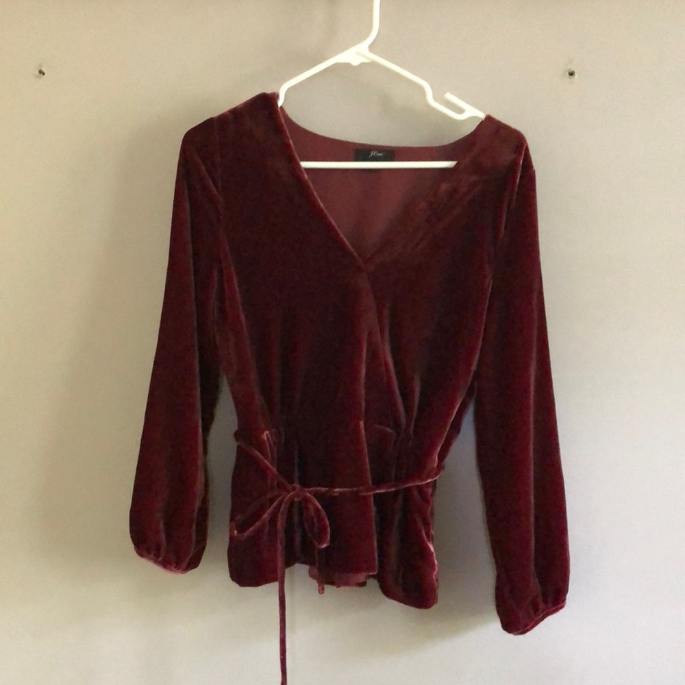 Velvet J Crew Wrap Blouse